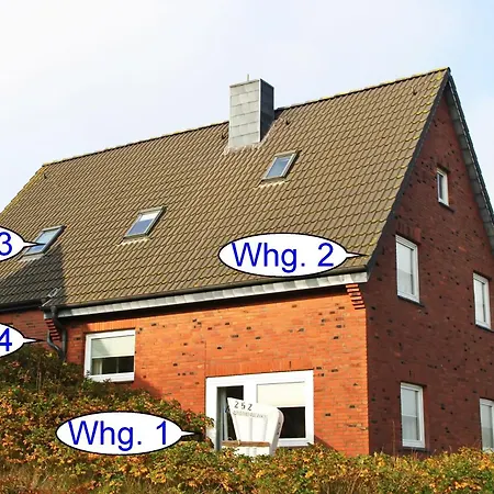 Haus Atlantis, Kaminwohnung 1 * Hörnum